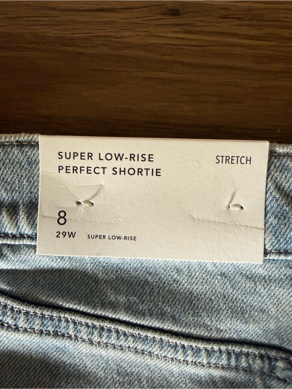 American Eagle Super Low-Rise Perfect Shortie • NWT • Women’s size 8 - Picture 4 of 5